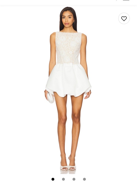 Lovers + Friends Dresses & Skirts - Lovers + Friends White Lace-Top Mini Dress